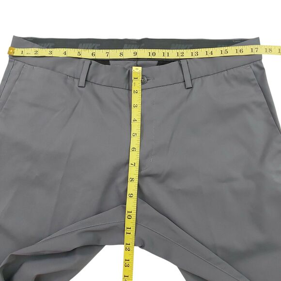 Nike Golf Pants Mens 34x33 Gray Straight Leg Comfort Lightweight Performance - Picture 11 of 12